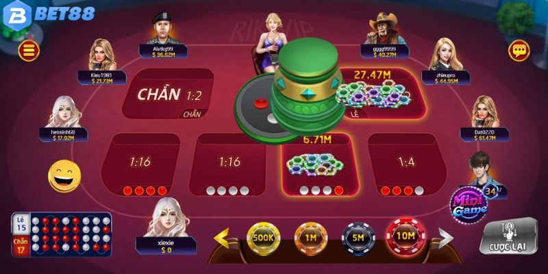 Khái quát chung về game xóc đĩa đổi thưởng siêu hot tại Bet88